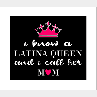 Latina Queen Mother Posters and Art